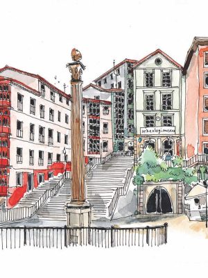 Lámina"La Plaza Unamuno"
