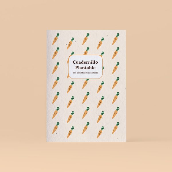 CUADERNILLO PLANTABLE SEMILLAS DE ZANAHORIA