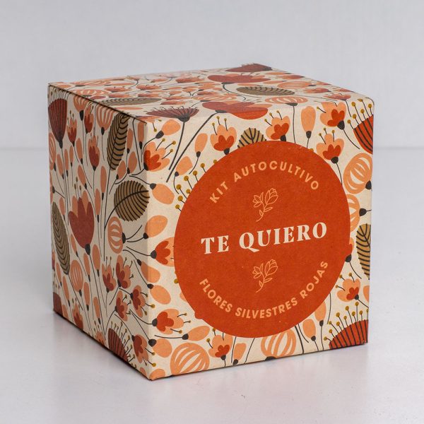 KIT DISELO CON FLORES TE QUIERO