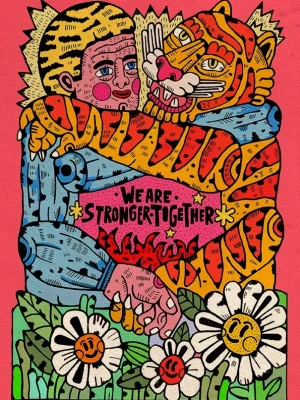 Lámina "Strong together"