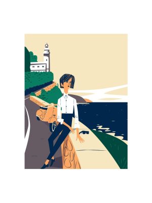 Lámina "El faro de Igeldo"
