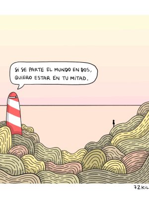 Lámina "Si se parte el mundo en dos"