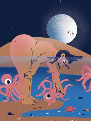 Lámina "La buscadora de estrellas"