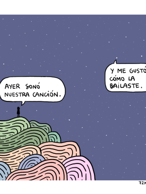 Lámina "Ayer sonó nuestra canción"