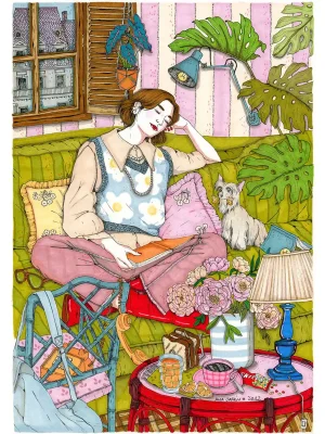 Lámina "Siesta"
