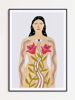 Lámina "MUJER MÍSTICA"