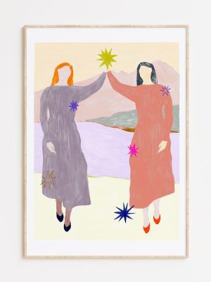 Lámina "Mujeres y estrellas"