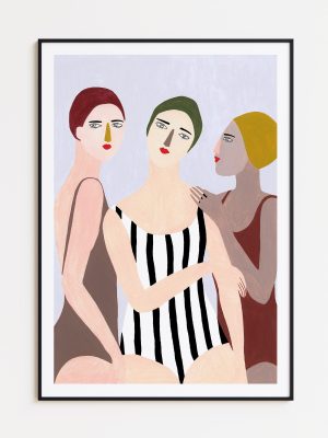 Lámina "Nadadoras"