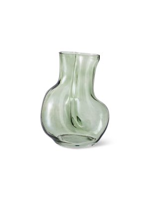 Jarrón Gleam glass, oliva