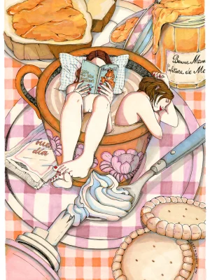 Lámina Baño de Té