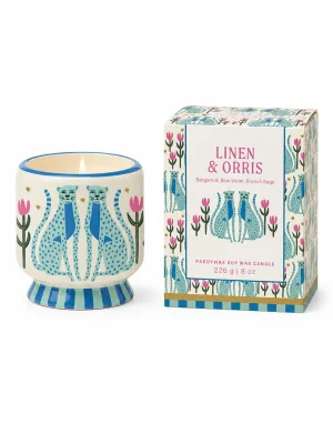 Vela aromática Leopardo Azul