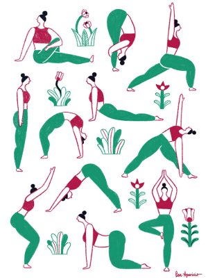 Lámina "Yoga"