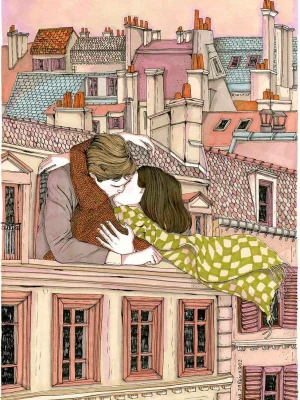 Lámina "Bésame en cualquier momento"