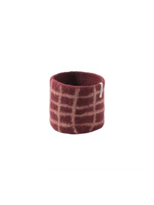 Macetero Lana 14 cm burgundy