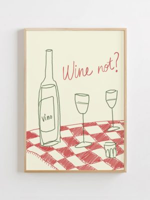 Lámina "Wine not?"