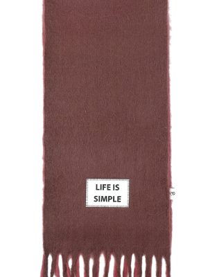 LIVE IS SIMPLE MARRÓN