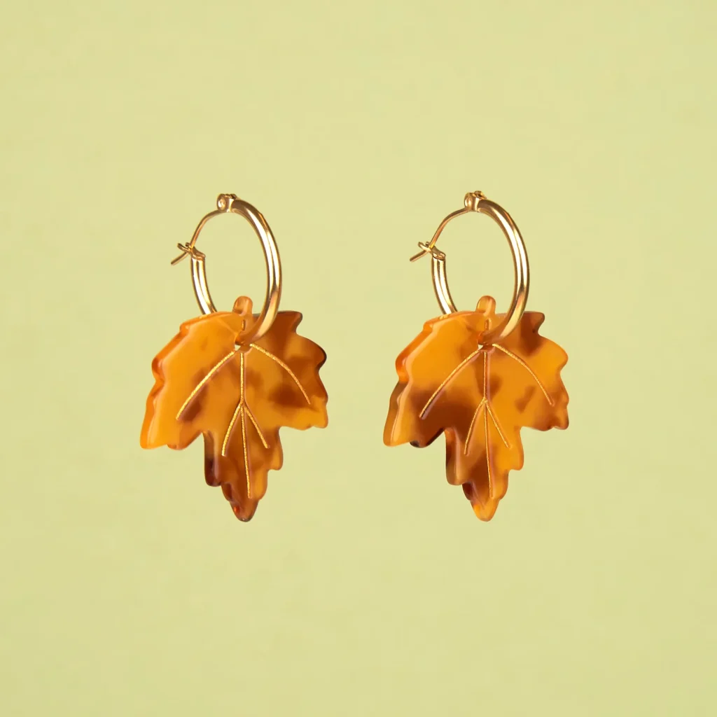Pendientes Hoja de Arce