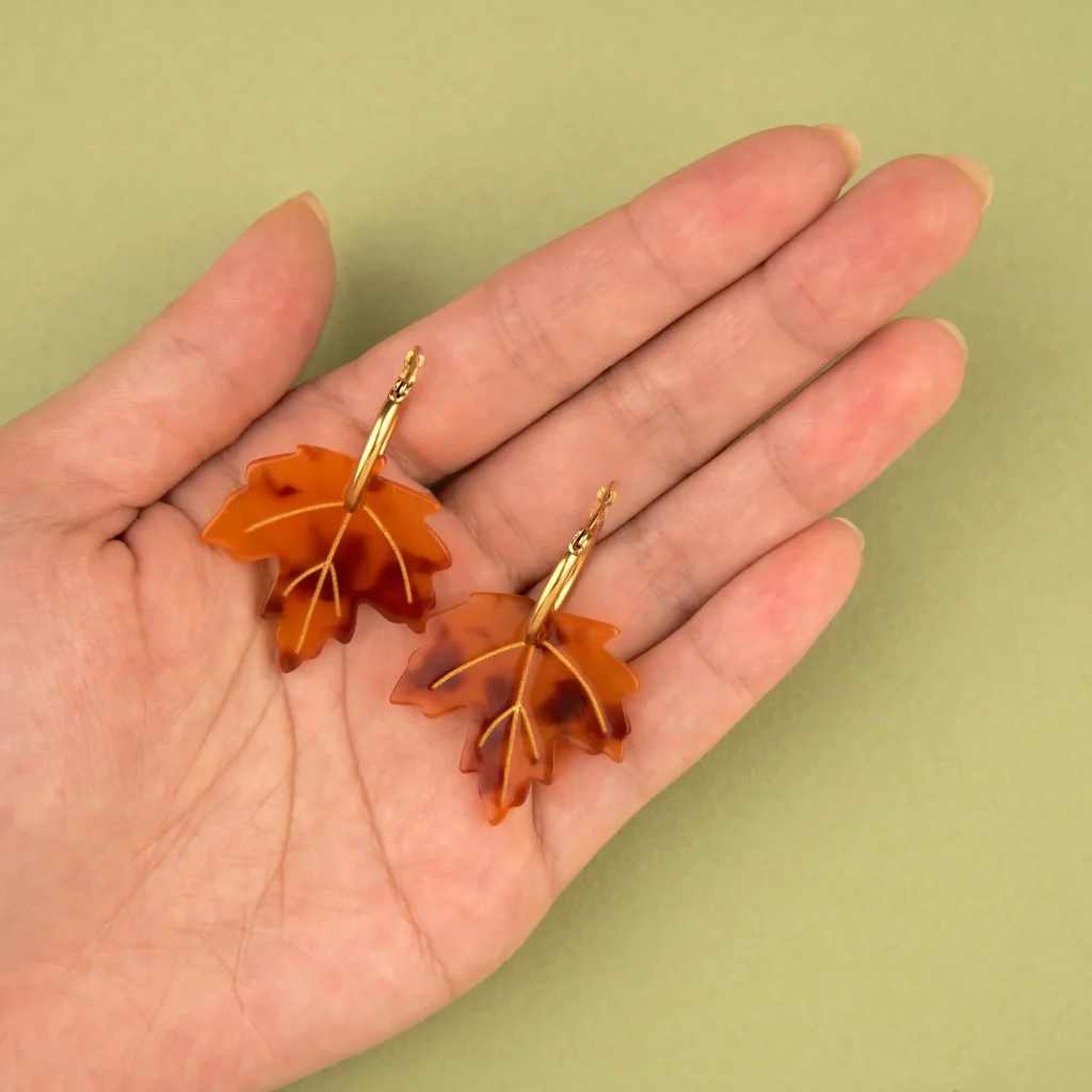 Pendientes Hoja de Arce