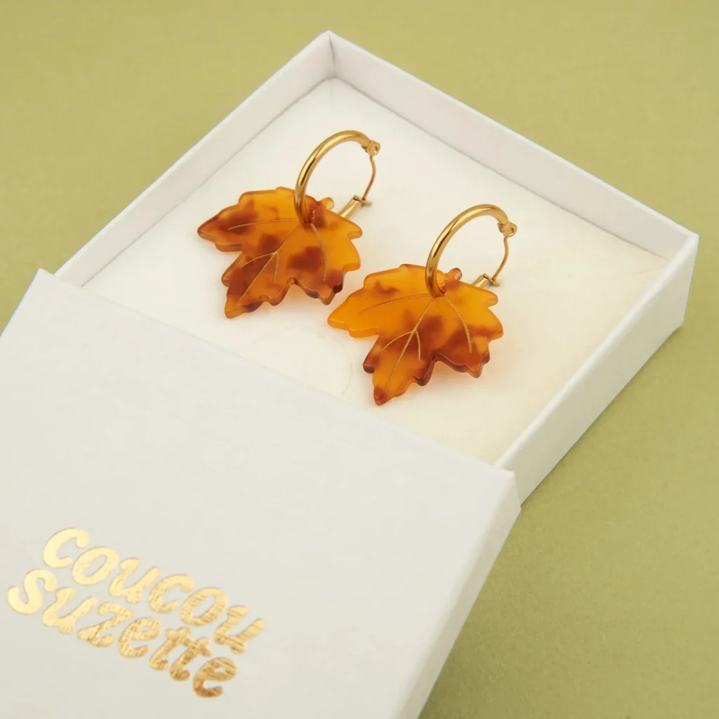 Pendientes Hoja de Arce