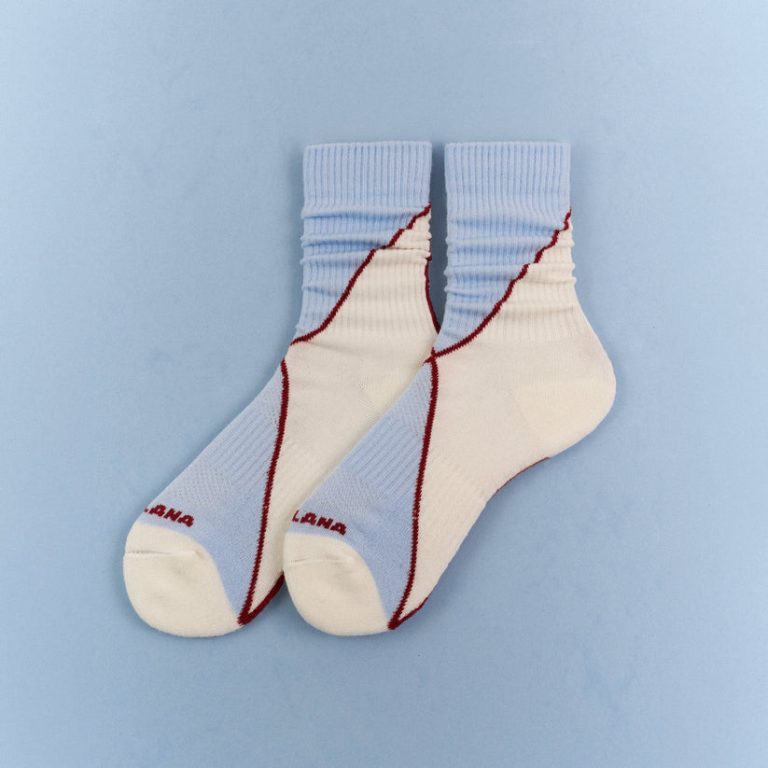 Calcetines slant azul de Bahalana Socks