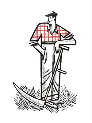 LÁMINA Señor con la Guadaña
